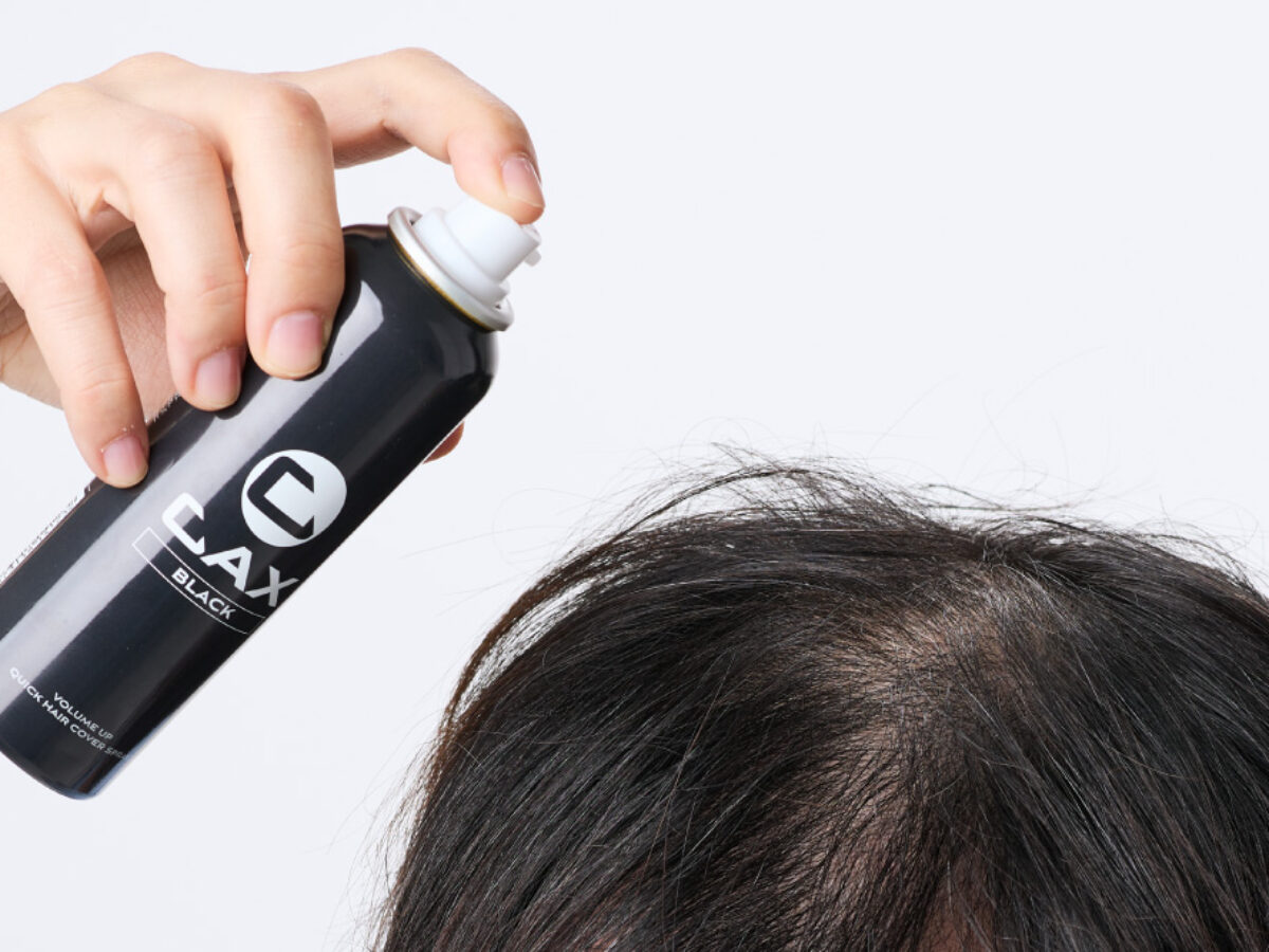 CAX ヘアスプレー ブラック 2本セット100g×2本 CAX 薄毛隠し 増毛スプレー 白髪隠し カックス 100g 育毛剤や発